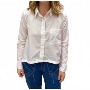 NEW TULIP CLOTHING sardinia tie side top blouse in white